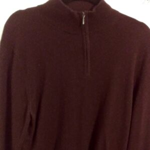 Charles Tyrwhitt Quarter Zip Cashmere Sweater